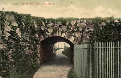 Tunel, Cliff Walk, Newport, R.I. — C.215 — Blanchard Young & Co.