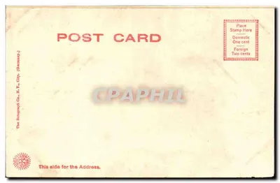 Claremont, N.Y. City — Widok głównego budynku i pomnika — The Photograph Co., N.Y. City — Rewers