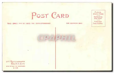 Giełda Nowego Jorku — widok z przodu — Photo Only, Copyright 1905 by the Rotograph Co. — Rewers
