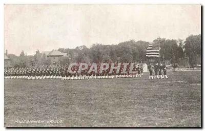 Ćwiczenia midshipmenów — Wydawca Stirling's Post Cards, Chicago, Ill. — Numer serii nieczytelny