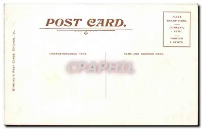 Ćwiczenia midshipmenów — Wydawca Stirling's Post Cards, Chicago, Ill. — Numer serii nieczytelny — Rewers