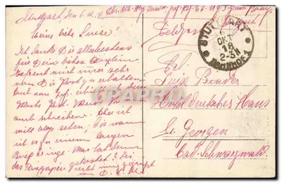 Destruction de Berneck et arrestation des Schlegler — Vering C. F. Autonoleh, Stuttgart, No. 547 — Rewers