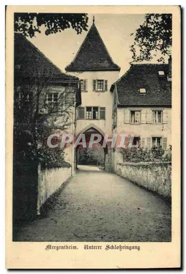 Mergentheim — Unterer Schloßeingang — editor não identificado
