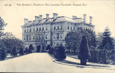 The Breakers, Rezydencja Pani Cornelius Vanderbilt, Newport, R.I. — Wydawca Blanchard Young & Co., n° 370-2B