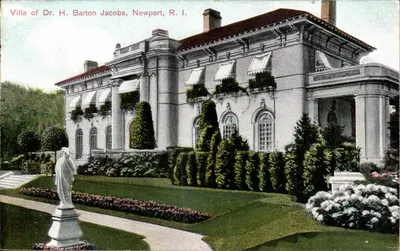 Villa dr. H. Barton Jacobs, Newport, R. I. — wydawca P. 9871, Boston Bros. & Robbins Bros.