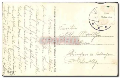 Pfronten im Allgäu mit Falkenstein, Schlick, Köllespitze und Raßberg — Pfronten-Ried, Verlag L. Boneberg, Nr. 208 — Rückseite