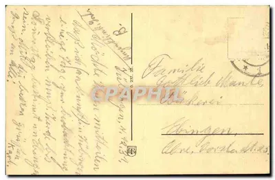 Tübingen, Klinika Okulistyczna z Pomnikiem Wojennym — wydawca nieznany, numer seryjny nieodczytelny — Rewers