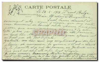 La Panne (Bélgica) — Vista geral tirada da casa do Rei — L. C. H., Visé Paris — Verso