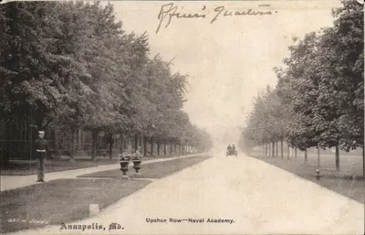 Upshur Row — Academia Naval — Annapolis, Md. — GEO.W. JONES