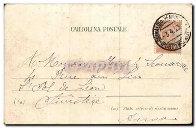 Ventimiglia — brug over de Roja — E. Sismondini-Ventimiglia — Achterkant