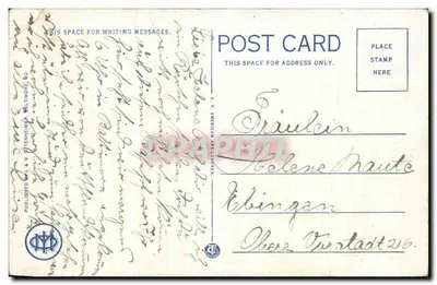 Estação Union, Baltimore, MD — editor C.T. American Art, n° 34854 — Verso