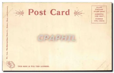 Boston, Pamiątka Shaw — Pomnik Roberta Goulda Shaw — wydawca The Metropolitan News Co., Boston — Rewers