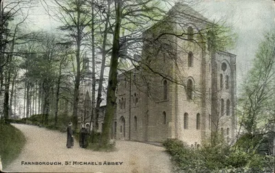 Farnborough, Abadia de São Miguel — Photochrom Co. Ltd., Londres