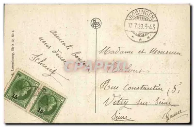 Luxemburgo — Grund e Ville Haute — Neus — Verso
