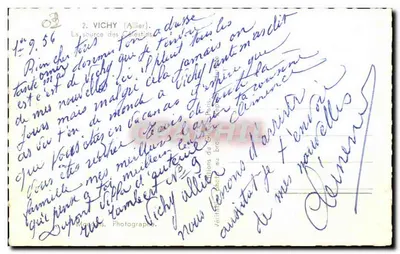Vichy (Allier) — La source des Célestins — Moudins, Photographe — Verso