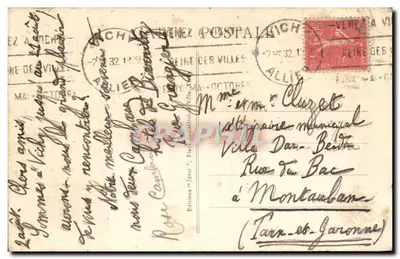 Vichy - Źródło Parku - Artésienne 39° — Rewers