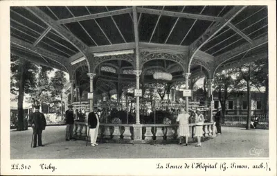 Vichy — A Fonte do Hospital — G. Simon, arq.