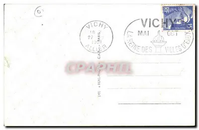 Vichy - Fonte Chomel — editor C.A.P. n°119 — Verso