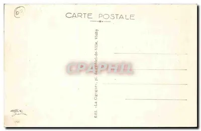Vichy — Źródło Chomel, temperatura 43° — Wydawca La Cigogne, nr 370 — Rewers