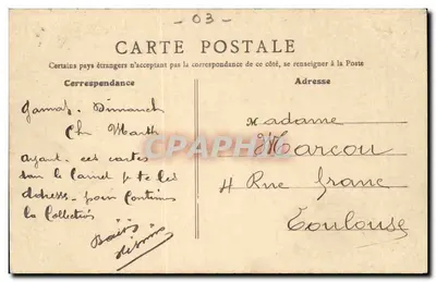 Vichy — The Casino — Reading Room — B. F., Paris — Back