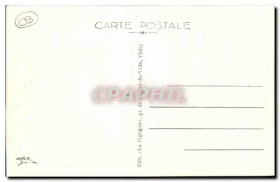 Vichy — Kasyno widziane z boku — Wydawca: La Cigogne, Vichy — Rewers