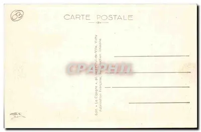 Vichy — A Postagem e a Estação de Ônibus — A Garça, n° 480 — Verso