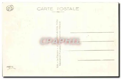 Vichy — W parkach — Basen Żurawia — La Cigogne, n°410 — Rewers