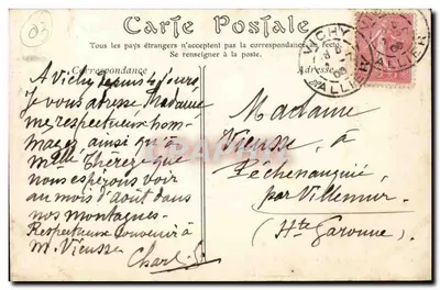 Vichy — Widok z tarasu kasyna — ND Phot — Rewers