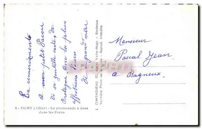 Vichy — królowa miast wodnych — Elcée — Rewers