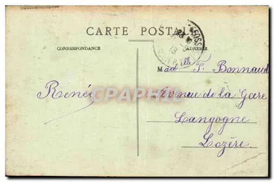 Vichy — Fronton i tarasy kasyna — Wydawnictwo L. O. — Rewers