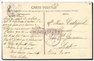 Vichy — Fonte Lucas — J. C. — Verso