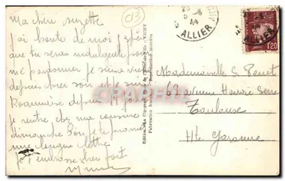 Hôtel des Célestins — Vichy — Wydawnictwo La Cigogne, nr 526 — Rewers