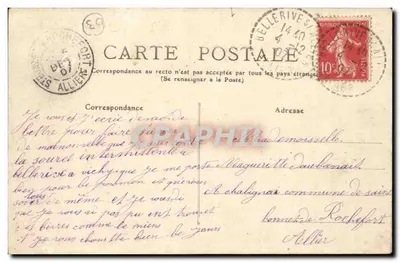 Souvenir de Vichy — collage de vistas — editor Vichy, n° 2406 — Verso