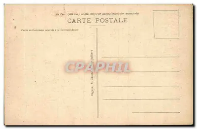 Vichy - Um Canto dos Grandes Parques — livraria do Casino, n°532 — Verso