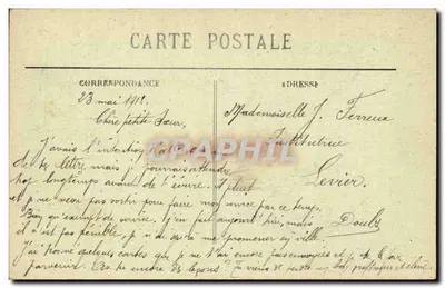 Les Accords — Le Bourbonnais — Wydawca anonimowy, nr 3067 — Rewers