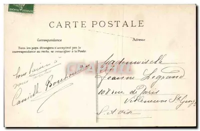 Montluçon — Avenue della Stazione — Edizione H. Legeyre, Tabacs, Montluçon — Verso
