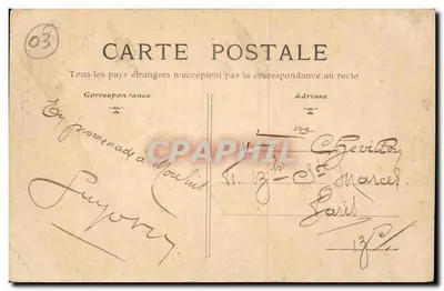 Moulins — A Prisão (Antigo Castelo dos Duques de Bourbon) — F. Paquet, editor Moulins — Verso