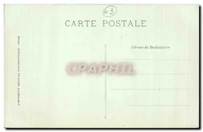 Vichy — O Hospital Militar — LL. — n°62 — Verso