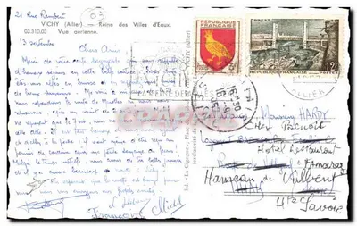 La Cigogne — Widok z powietrza — Wyd. La Cigogne — Rewers