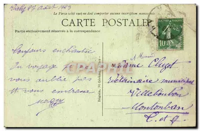 Vichy — Hala — Wydawca anonimowy, nr 330 — Rewers