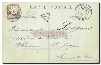 Vichy — A Pastilleria — Coleções ND. Fot. n°145 — Verso