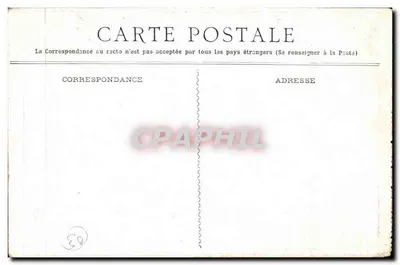 Vichy — Restauracja Kasyna — wydawca L. Taugourdeau — Rewers