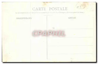Vichy — Rue de Nîmes — widok ulicy z handlarzami i pieszymi — wydawca L.R. n°93 — Rewers