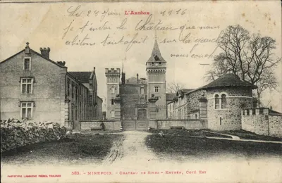 Mirepoix - Castelo de Sibra - Entrada, Lado Leste — Fototipo Labouche Frères, Toulouse, n° 583