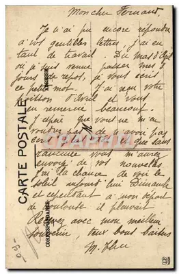 Widok wnętrza jaskini Mas-d'Azil — Ariège — Fototypia Labouche, Toulouse, nr 23 — Rewers