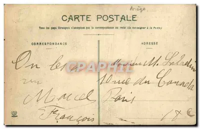 Le Mas-d'Azil — Vista geral — L'Ariège, n°21 — Verso