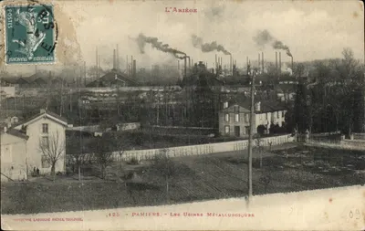 Pamiers - Les Usines Métallurgiques — Fototipia Labouche Frères, Toulouse, n°125