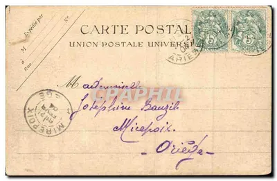 Pamiers — Vista geral — AZEMA - Rue de la Mairie — Verso