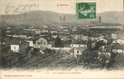 Pamiers — Visão geral — Fototipia Labouche frères, Toulouse, n° 117