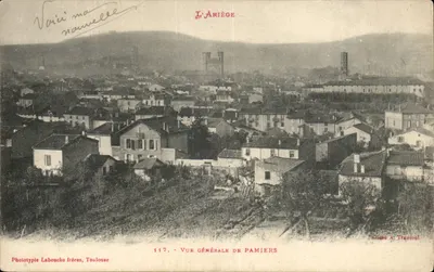 Vista geral de Pamiers — L'Ariège — Fototipia Labouche frères, Toulouse, n° 117